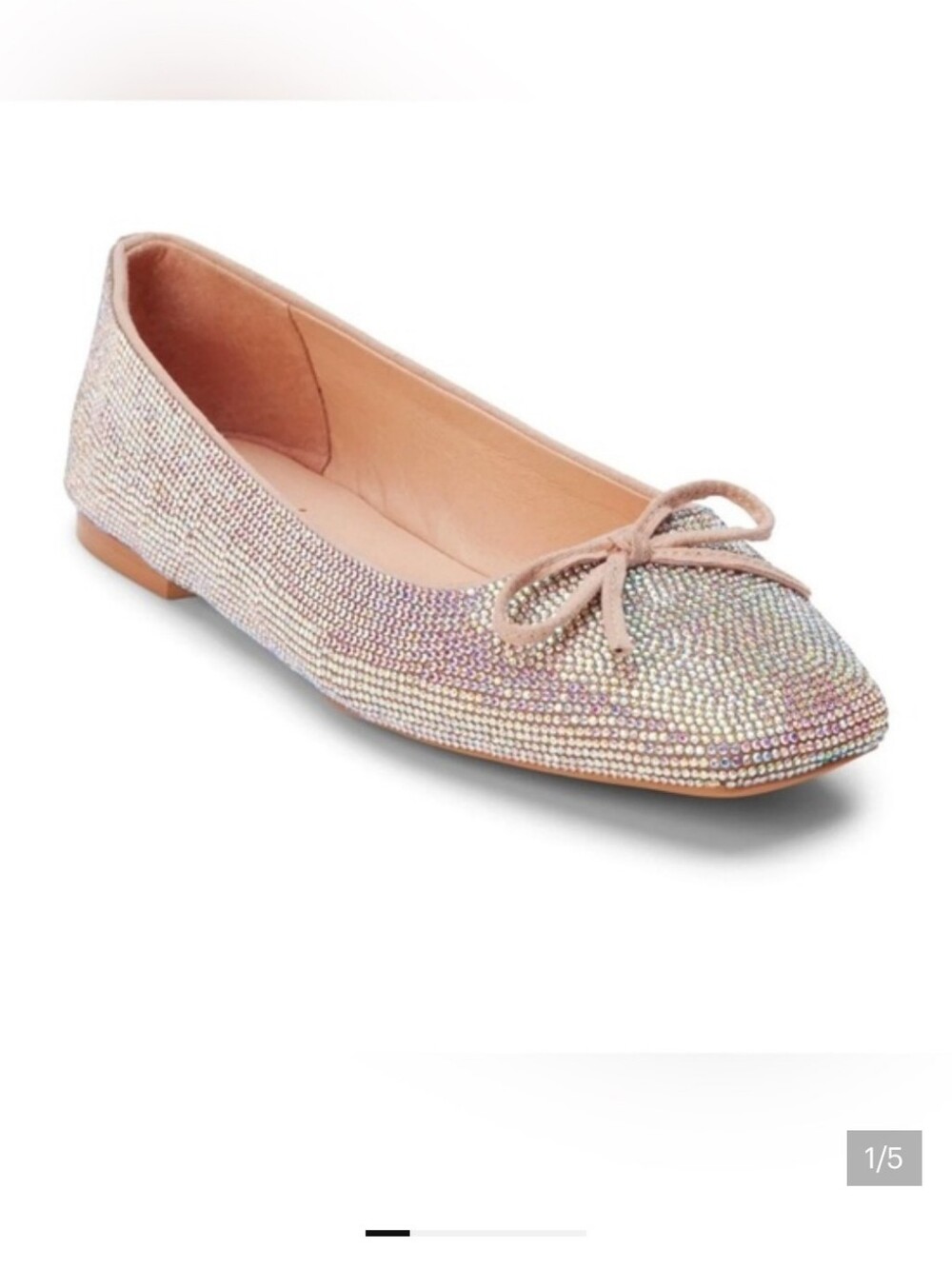 Matisse Iridescent Rhinestones Roxy Ballet Flats Size 9 - Picture 2 of 11
